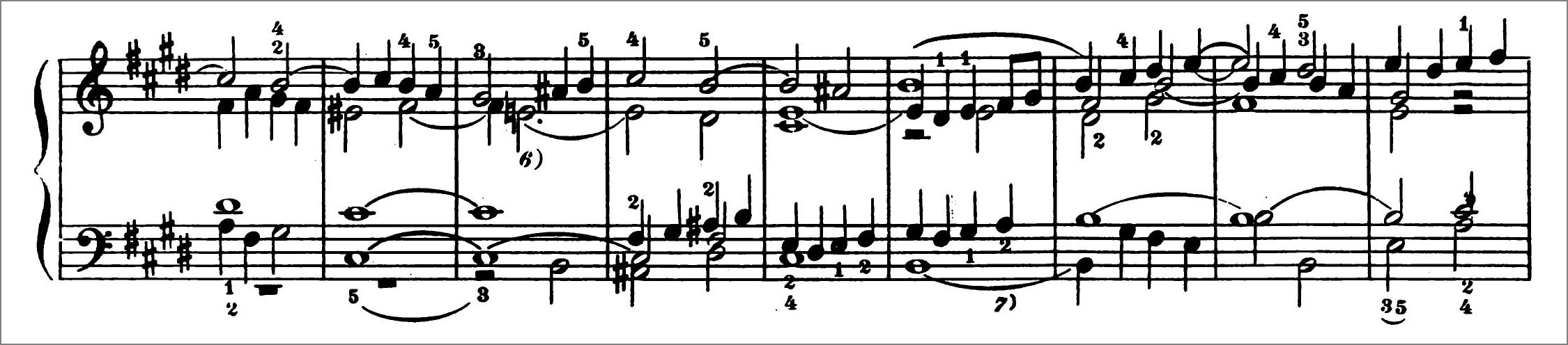 J.S.バッハ 平均律クラヴィーア曲集第1巻第4番フーガ BWV849 楽譜 J.S.Bach The Well-Tempered Clavier, Book 1, No.4 Fugue BWV849 score